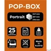 Kép 9/9 - Irattároló műanyag Exacompta 4 fiókos, Pop-Box, fehér
