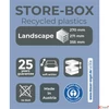 Kép 5/5 - Irattároló műanyag Exacompta 5 fiókos, BIigBox Glossy, fekete-fehér