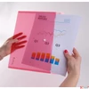 Kép 3/3 - Irattartó tasak Victoria Offic A4, PP, patentos, piros