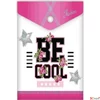Kép 1/2 - Irattasak A/6 patentos Argus Be cool feliratos virág csajos mintás Argus 1644-0273 A6 patentos PVC tasak