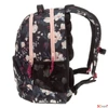 Kép 9/22 - Ars Una 24 Flowery Black iskolatáska funkciós oldalzsebbel