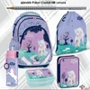 Kép 1/5 - Iskolatáska szett Ars Una 25 Cute Animal Unicorn táska, tolltartó kulacs uzsonnásdoboz tornazsák