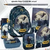 Kép 1/6 - Iskolatáska szett Ars Una 25 Ninjas in the dark táska, tolltartó tornazsák, kulacs, uzsidob. gumis mappa