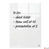 Kép 4/5 - Jegyzettábla akri A4 NOBO Home