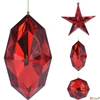 Kép 1/7 - Karácsonyfa dísz Gyémánt 3féle piros KPM25