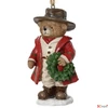 Kép 6/6 - Karácsonyfa dísz maci 3 féle 5x7x11,5cm  SDKAE25 kézzel festett 1db/ár