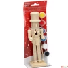 Kép 3/3 - Kreatív festő készlet 24'' festhető, 25cm diótörő +festék+e kpm