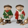 Kép 1/2 - Karácsonyi dekor maci kerámia álló maci kabátban    SDKAE25 5x6,5x12cm 2 féle 1db/ár