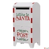 Kép 1/2 - Karácsonyi dekor postaláda 24' fém óriás postaláda fehér 48x26x56 26.5cmx22.5cmx56cm sdkae 1db/á