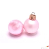 Kép 1/4 - Karácsonyi gömb 2,5cm Gömb betűzős üveg 2,5cm rózsa rózsaszín rózsaszín matt/fényes S/144/doboz