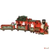 Kép 1/8 - Karácsonyi óriás vonat 1méter fenyőfával, ajándékkal, csengővel 100cmx16.3cmx30cm sdkae