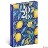 Kép 1/3 - Határidőnapló B/6 2026 heti mágneszáras Leaves 11×16cm Realsystem 2026 kollekció!