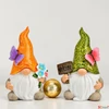 Kép 2/3 - Kerti törpe figura 16cmx10x8cm zöld/narancssárga kerámiából (2-féle) 1db/ár SDGW26