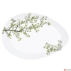 Kép 1/2 - Kínálótál Porcelán tojás forma, 36x25cm dobozban Natura