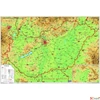 Kép 1/2 - Asztali könyöklő STIEFEL Magyarország domborzata/Bortérkép Irodai kiegészítők STIEFELDUO387717K