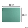 Kép 3/7 - Könyökalátét Exacompta filc, 500x650 mm, Teksto, kékeszöld
