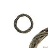 Kép 1/2 - Koszorú vesszőből 15cm szürke 15cm