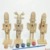Kép 3/4 - Kreatív festő készlet 24'' fából, festékkel 4,5cmx4,5cmx15cm sdkae 1db/ár
