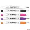 Kép 1/2 - Krétamarker vegyes színek Chalk pen fehér, fekete,kék, piros üvegmarker