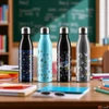 Kép 2/2 - Kulacs Hydro Class acél 500 ml vegyes szín kpm