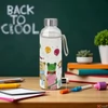 Kép 2/2 - Kulacs Üvegflaska 550ml Kid party, neoprén védőhuzattal Borosilicate üveg