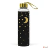 Kép 1/2 - Kulacs Üvegflaska 550ml Moonlight Real Gold Borosilicate üveg