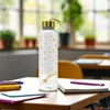 Kép 2/2 - Kulacs Üvegflaska 550ml Shooting Star Real Gold Borosilicate üveg
