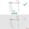Kép 7/7 - Lábtámasz Leitz állítható, LEITZ Ergo