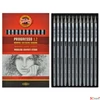 Kép 1/2 - Lakkba foglalt grafitrúd 8B Koh-I-Noor 8911/8B Progresso Művészeti termék - grafitrúd