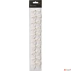 Kép 2/2 - Masni 24' plüss masni 8db/bliszter fehér glitteres 30cmx6cmx1cm sdkae