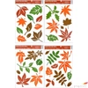 Kép 2/2 - Ablakmatrica dekor levél őszi dekoráció