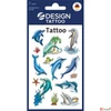 Kép 1/4 - Matrica tetoválás 1 ív 76x120 mm AVERY ZWECKFORM "Z-Design No.56439" delfinek tengeri csillagokkal