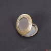 Kép 3/3 - Medál alap nyitható kerek 33mm antik réz szín 3db/csomag