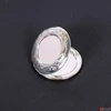 Kép 2/2 - Medál alap nyitható kerek 33mm ezüst szín 3db/csomag