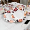 Kép 1/2 - Mélytányér SPRING ROSES WHITE 2 db  készlet Díszdobozban