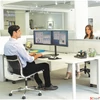 Kép 2/2 - Monitortartó kar Fellowes Seasa Dual Horizontal, fekete