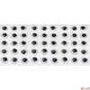 Kép 1/2 - Mozgószem öntapadós 1, 2cm-es, CRL7341(45db/levél)