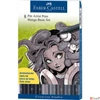 Kép 1/3 - Faber-Castell művész filctoll Pitt 8db -B+S+M- Manga Basic AG-Pitt 167107