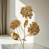 Kép 2/2 - Selyemvirág művirág 24' arany szálas virág 86cmx15cmx12cm sdkae