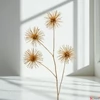 Kép 1/2 - Selyemvirág művirág 24' arany, 4 virág 85cmx18cmx8cm sdkae