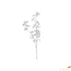 Kép 2/3 - Selyemvirág - művirág bogyós á Berry branch silver 92cm ezüst