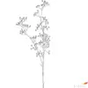 Kép 3/3 - Selyemvirág - művirág bogyós á Berry branch silver 92cm ezüst