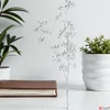 Kép 1/5 - Selyemvirág művirág bogyós Berry branch silver 95cm ezüst DST53