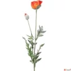 Kép 3/3 - Selyemvirág - művirág pipacs Papaver Joleen orange narancssárga mákvirág Holland SDDST53