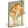 Kép 1/3 - Notesz 13x26cm Alphonse Mucha – Poetry, lined Realsystem 2026 kollekció!