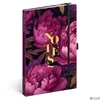Kép 1/3 - Notesz 13x21cm Purple Flowers, lined Realsystem 2025 kollekció!