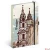 Kép 1/3 - Notesz Prague, lined, 2026 Primrose gumis vonalas 13x21cm Realsystem 2026 kollekció!
