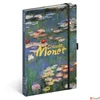 Kép 1/3 - Notesz vonalas 2026 Claude Monet 13×21 cm Realsystem 2026 kollekció!