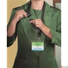 Kép 2/3 - Nyakbaakasztó karabinerrel DURABLE ECO fekete 