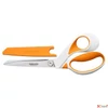 Kép 3/5 - Olló általános 23cm FISKARS RazorEdge Softgrip narancssárga-fehér